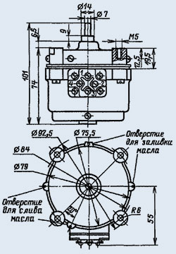 РД-09 редукция 1/670 127В 1.75 об/мин