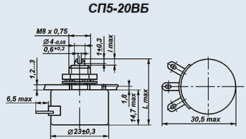 СП5-20ВБ 2Вт 10К