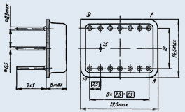 Микросхемы 304ИД5АВ
