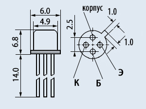 Транзисторы биполярные ГТ322А