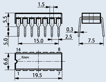 Микросхемы КМ155ТВ1