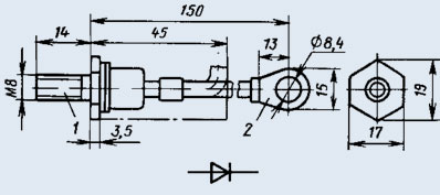 Диоды низкочастотные Д131-80-10