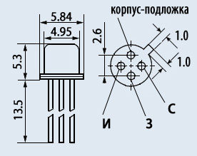 Транзисторы полевые 2П305Г