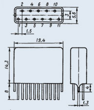 Микросхемы 235ДС1