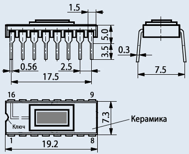 Микросхемы КФ193ПЦ8А
