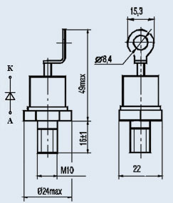 Диоды низкочастотные Д142-100-10