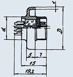Соединители низкочастотные цилиндрические РРС3-50В-3-В