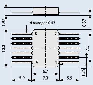 Микросхемы 522КН1А