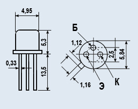 Транзисторы биполярные КТ3102Б