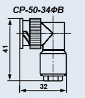 Соединители радиочастотные СР-50-34ФВ