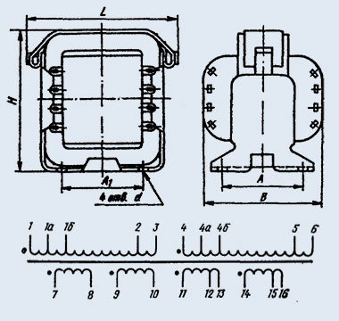 Трансформаторы питания ТН46-127/220-50