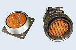 Соединители низкочастотные цилиндрические СШР32П10ЭШ4 розетка