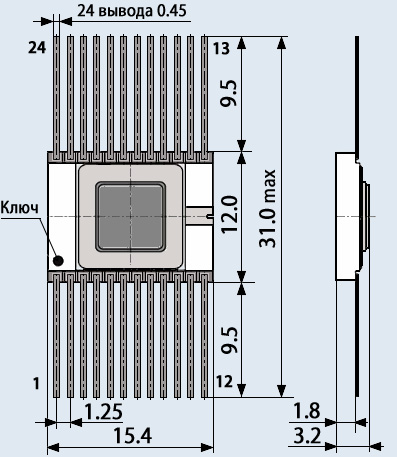 Микросхемы 564ИЕ15В