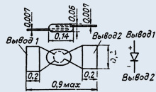 Диоды СВЧ 2А566А-3