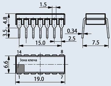 Микросхемы КР1554ТЛ2