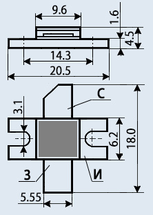 Транзисторы полевые 2П9116А