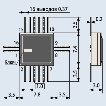 Микросхемы 1109КТ15БУ