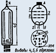 Лампы пальчиковые 1П24Б-В