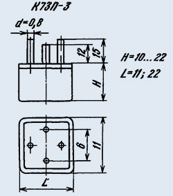 К73П-3 160 в 0.1 мкф