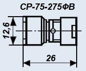 Соединители радиочастотные СР-75-275ФВ