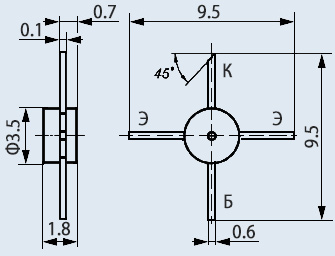 Транзисторы биполярные 2Т682Б-2