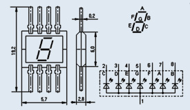 Индикаторы знакосинтезирующие АЛС320А