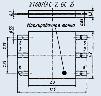 Транзисторные сборки 2Т687АС-2
