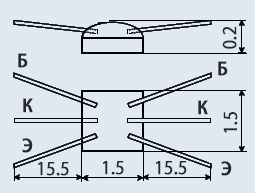 Транзисторные сборки 2ТС398Б-1