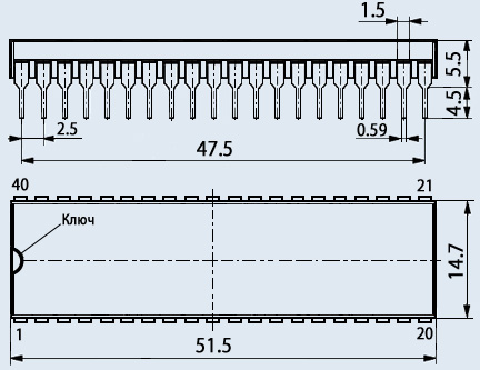 Микросхемы КР580ВГ75
