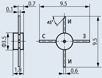 Транзисторы полевые 3П320А-2