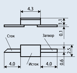 Транзисторы полевые 3П330Б-2