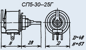 СП5-30-I-25Г 4.7К