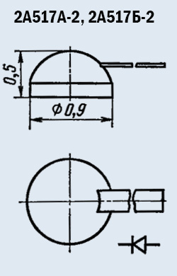 Диоды СВЧ 2А517А-2