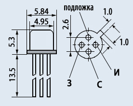 Транзисторы полевые 2П304А