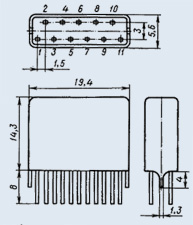 Микросхемы 235УН4
