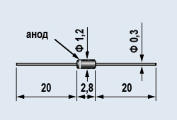 Диоды высокочастотные и импульсные 2Д413А