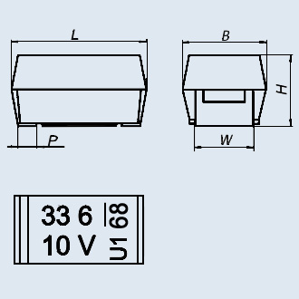 К53-68 E 50 в 15 мкф