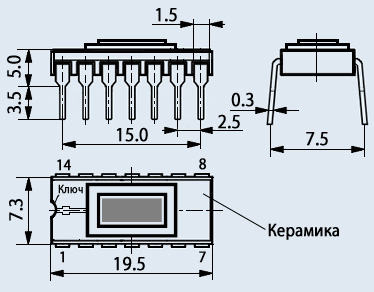 Микросхемы КМ525ПС3Б